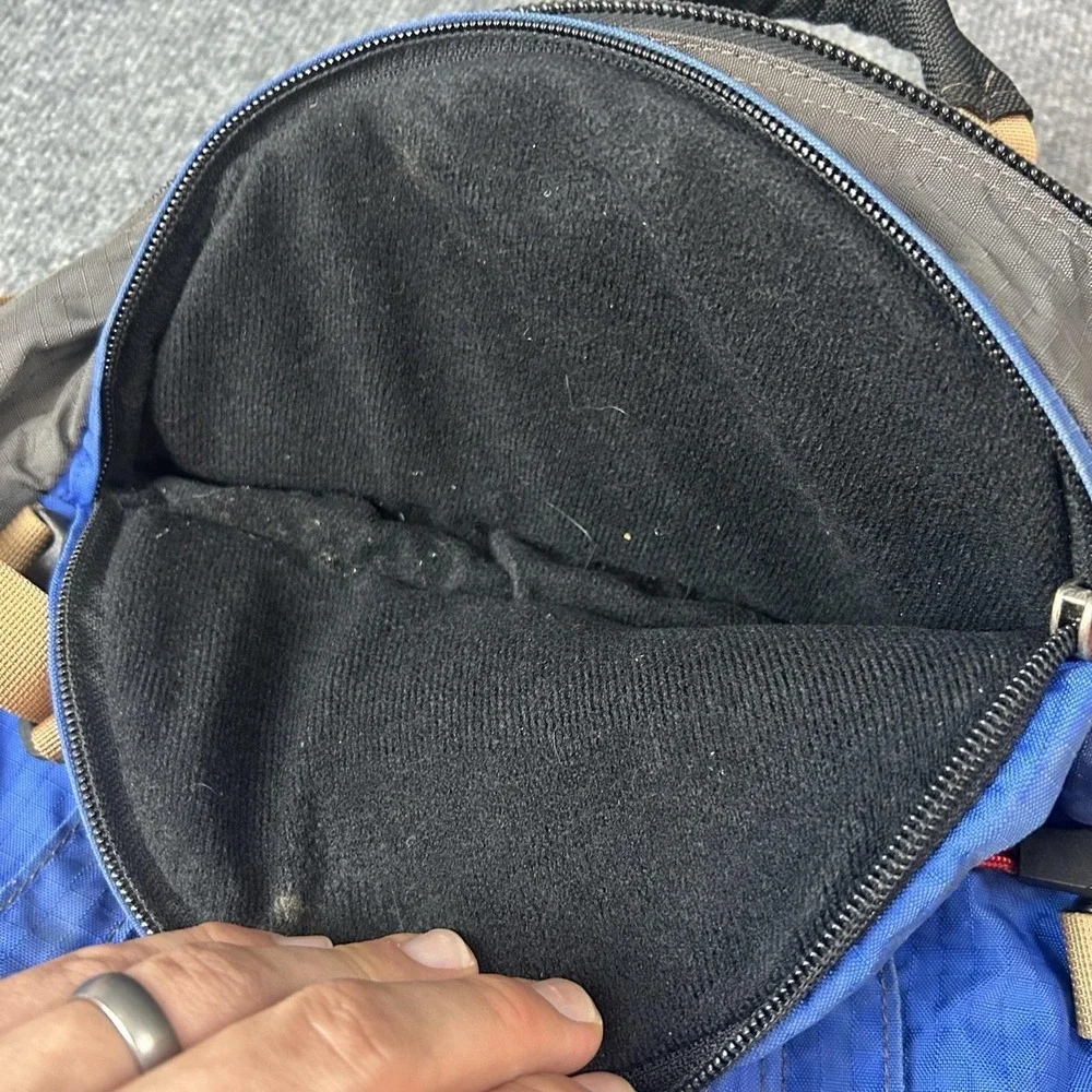 Marmot Talus Backpack Blue Hiking Pack Mens One Size Nylon Hip Belt Zip Outdoor